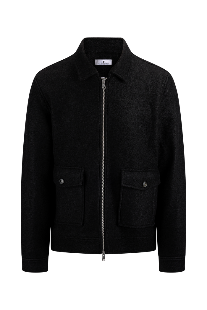 Urban Pioneers Male Merrick Wool Jacket JACKET BLACK