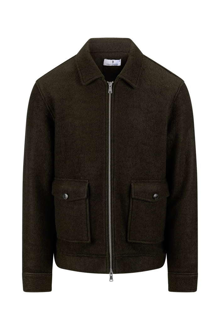 Urban Pioneers Male Merrick Wool Jacket JACKET OLIVE