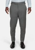 Mid Grey Herringbone Pants - SARTORO