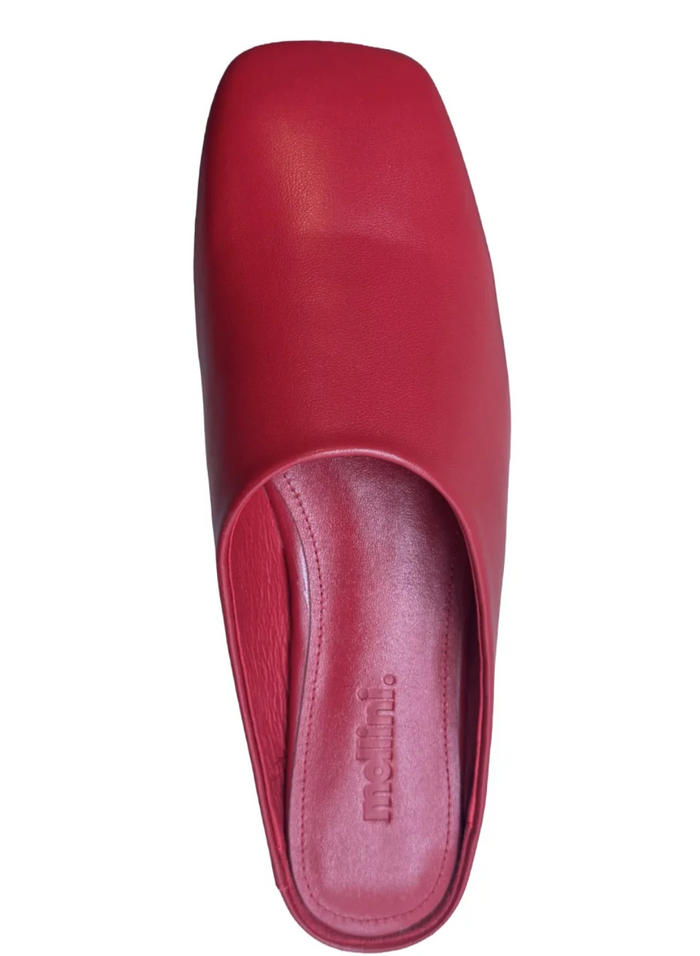 Mollini BEELS Mule in Deep Red