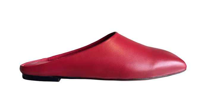 Mollini BEELS Mule in Deep Red