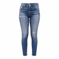 MOUSSY MIDRISE DISTRESSED SKINNY ANKLE JEANS - SIZE 26