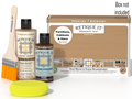 Retique It® Light Wood kit with brush, sponge, and box not included.