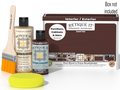 Retique It® Multipurpose Kit - Red Mahogany with primer, gel stain alternative, brush, yellow sponge, and packaging.
