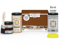 Large Cherry wood finish kit by Retique It with exterior top coat, smooth matte finish for multi-purpose woodworking projects.