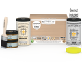 Retique It White Oak large multi-purpose smooth finish kit with exterior top coat in matte, including brushes and application tools.