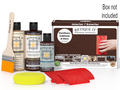 Retique It Wood'n Kit in Red Mahogany finish, multi-purpose wood finish kit with tools and supplies for wood projects.