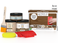 Retique It Wood'n Finish Kit in Modern Walnut for multi-purpose wood finishing, includes box with tools and supplies.