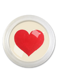My Heart Is Full 4" Round Glass Coaster - Ben's Garden