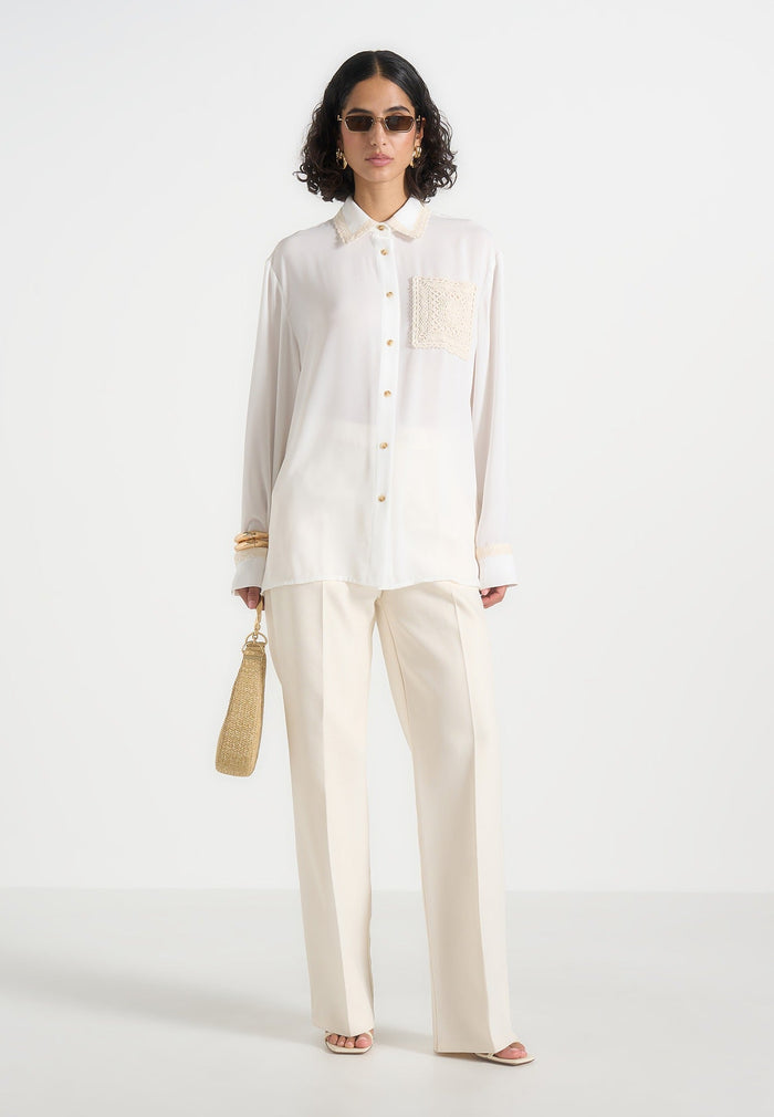 mya-crochet-detail-georgette-shirt-off-white