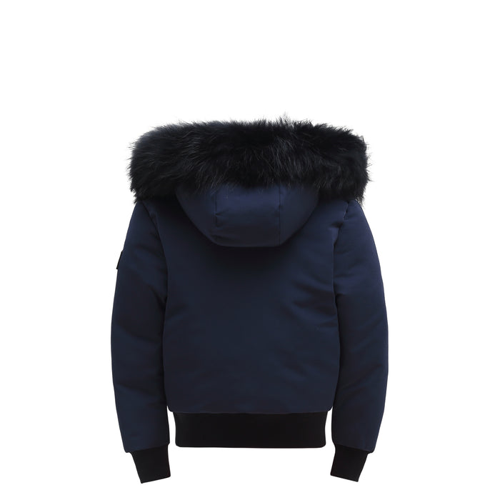 Navy WinterCrest Coat With Fur
