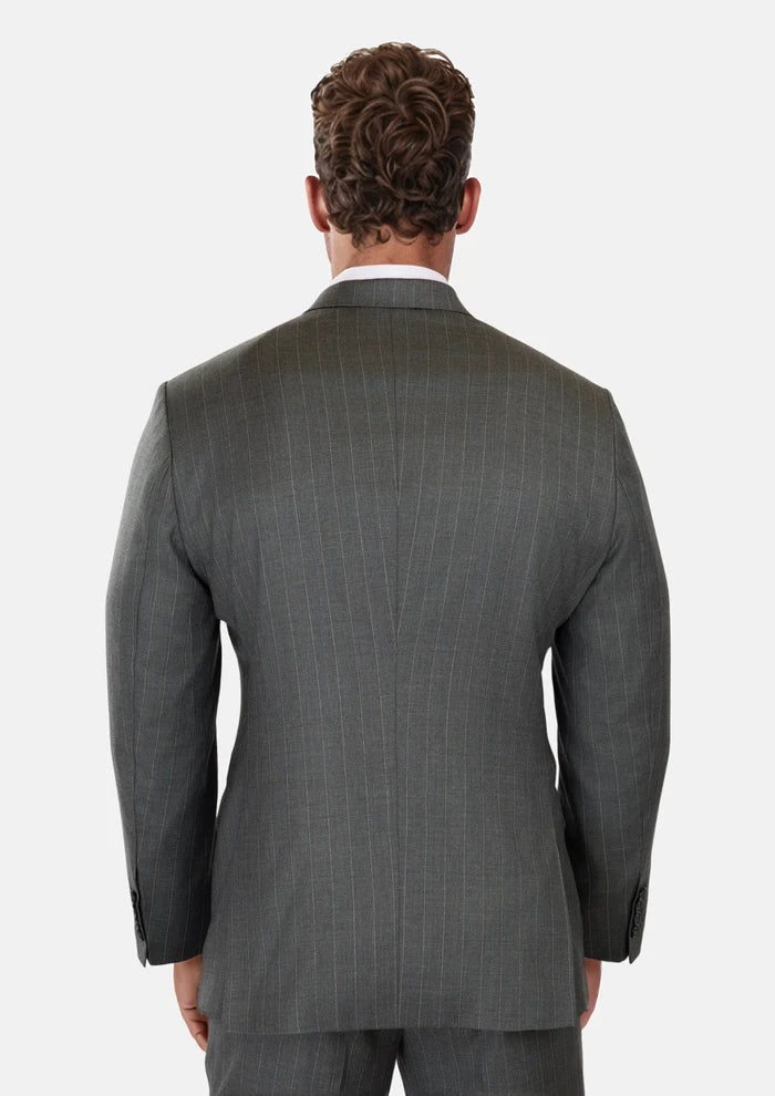 Nevada Grey Pinstripe Waverly Suit - SARTORO