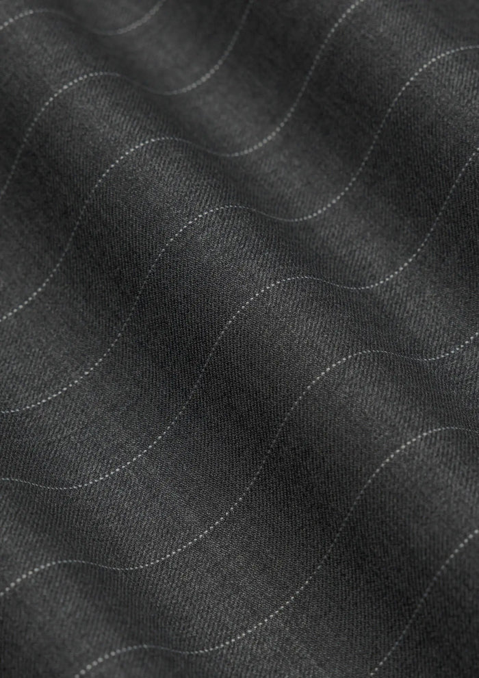Nevada Grey Pinstripe Vest