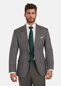 Nickel Grey Bamboo Ellis Jacket - SARTORO