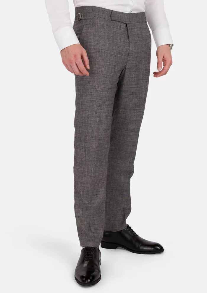 Nickel Grey Bamboo Pants - SARTORO