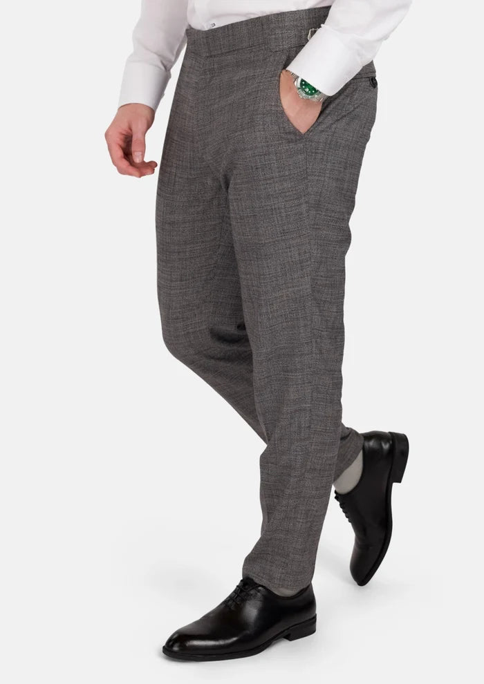 Nickel Grey Bamboo Pants - SARTORO