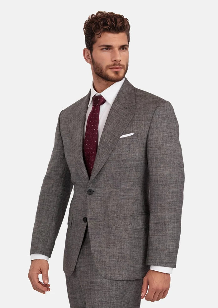 Nickel Grey Bamboo Ellis Suit - SARTORO