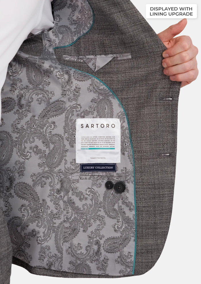 Nickel Grey Bamboo Ellis Suit - SARTORO