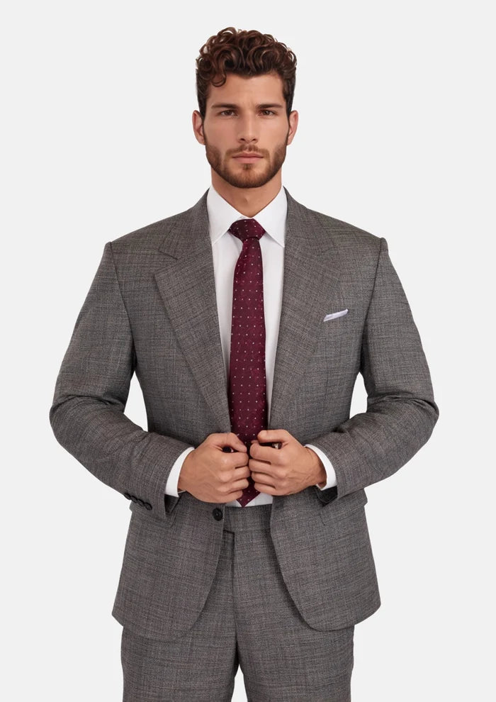 Nickel Grey Bamboo Ellis Suit - SARTORO