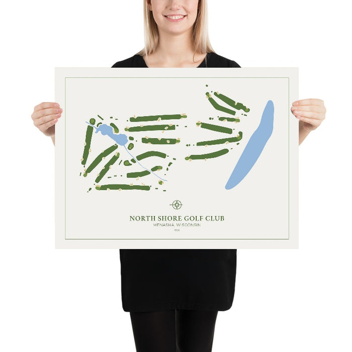 North Shore Golf Club: Modern Golf Course Map