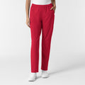 Nurtur Women’s Ankle-Length Slim Scrub Pant - Red