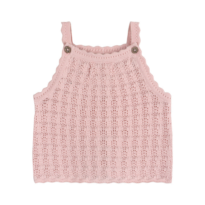 Nyla Textured Baby Tank Front (Organic Cotton)