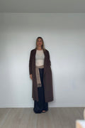 Oatmeal Pure Cashmere Tassel Scarf