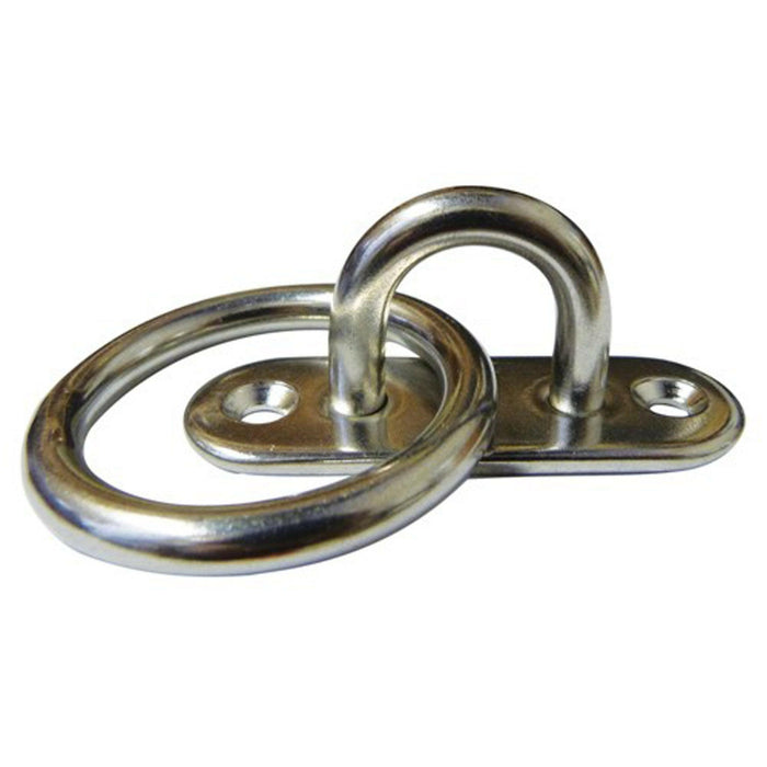 Oblong Pad Eye with Ring - Stainless Steel - Arthur Beale