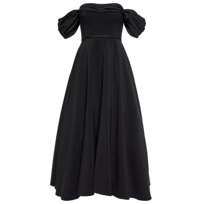 Giambattista Valli Off - shoulder Flared Midi Dress - Runway Catalog