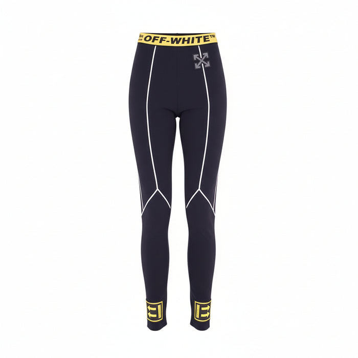 OFF-WHITE LOGO STRETCH LEGGINGS - SIZE XS