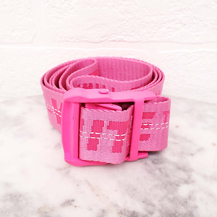 OFF-WHITE PINK INDUSTRIAL BELT - SIZE O/S
