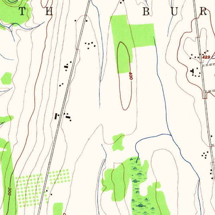 Old Map of Burlington, Vermont by USGS, 1948 – Shelburne, Lake Champlain & Winooski River