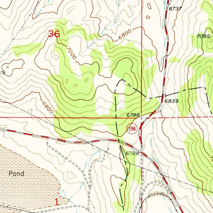 Old Map of Deer Valley, Utah by USGS, 1955 – Park City, Kamas & Heber City