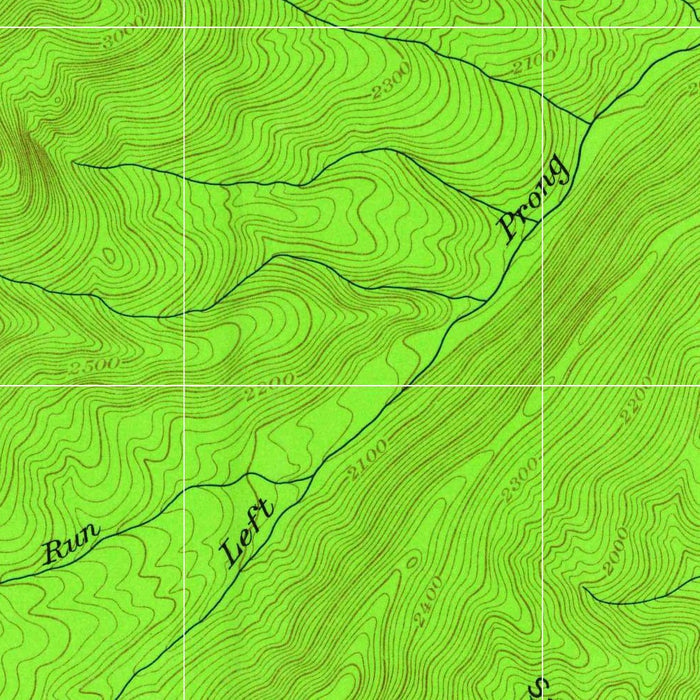 Old Map of Hot Springs, Virginia by USGS, 1931 – Healing Springs & George Washington National Forest