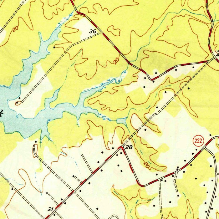 Old Map of Irvington, Virginia by USGS, 1949 – Rappahannock River & Kilmarnock