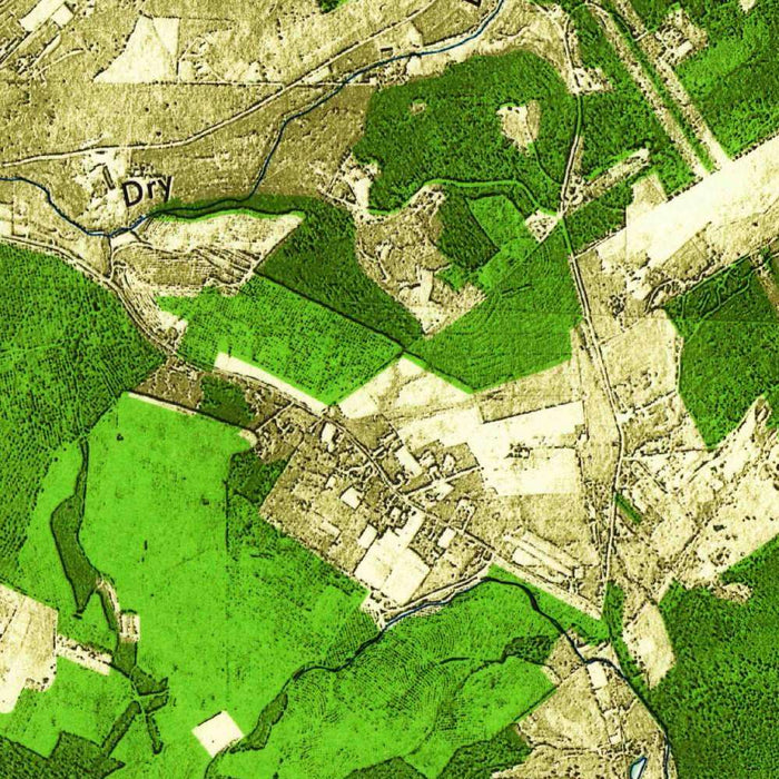 Old Map of Roanoke, Virginia by USGS, 1962 – Roanoke River & Mill Mountain