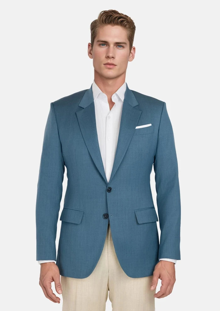 Olympic Blue Performance Stretch Jacket - SARTORO