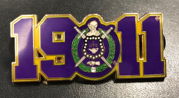 Omega Crest Year Pin