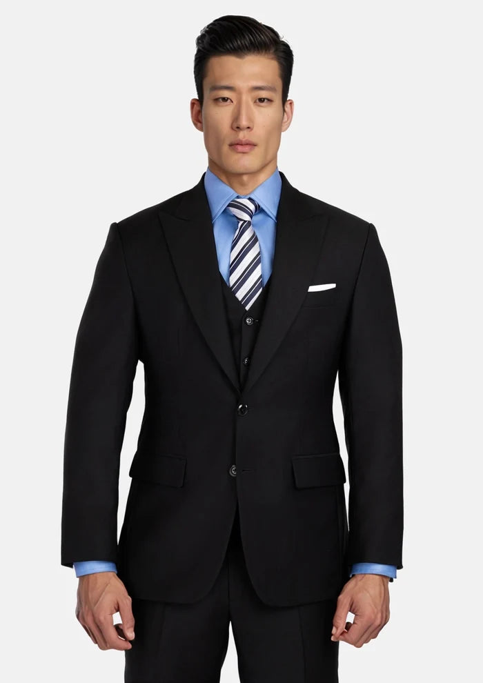Onyx Black Bryant Suit - SARTORO