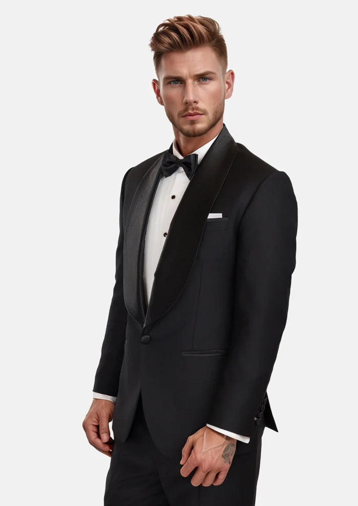Onyx Black Monroe Tuxedo - SARTORO