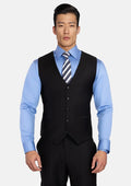 Onyx Black Vest - SARTORO