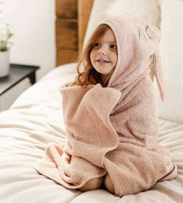 Organic Cotton Toddler Hooded Bunny Towel: Bunny Towel / Toddler Towel 50" x 26"
