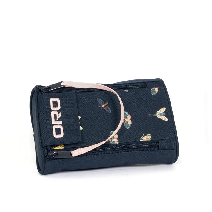 119700-43-ORO_PAPILLONS_ETUI_A_CRAYONS_2_ZIPPERS-01-3634700033-ORO | BUTTERFLIES 2 ZIPPERS PENCIL CASE-Kids Pencil Cases | Accessories-Oro-Yellow Shoes
