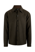 Urban Pioneers Male Oskar Wool Shirt SHIRT DARK OLIVE