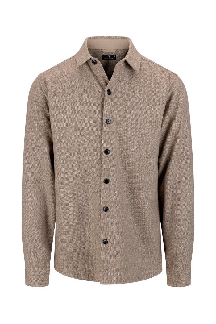 Urban Pioneers Male Oskar Wool Shirt SHIRT SAND