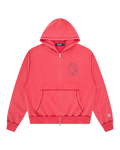 Oversized College Zip Through Hood