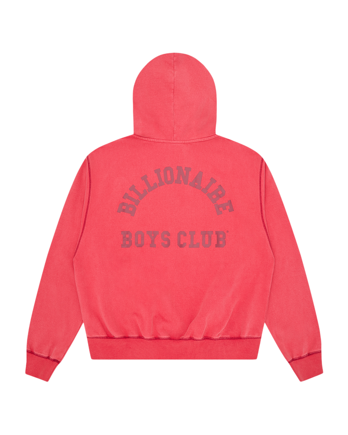Oversized College Zip Through Hood