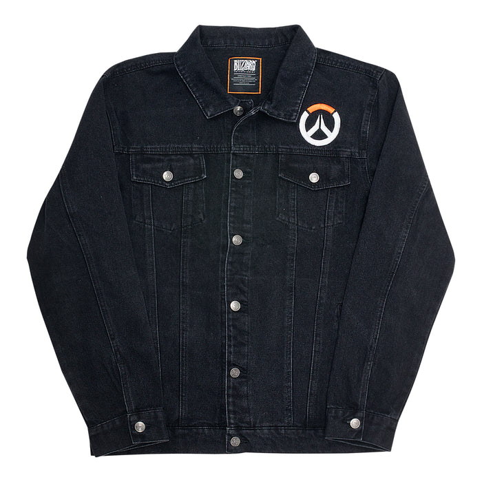 Overwatch Denim Black Jacket - Front View