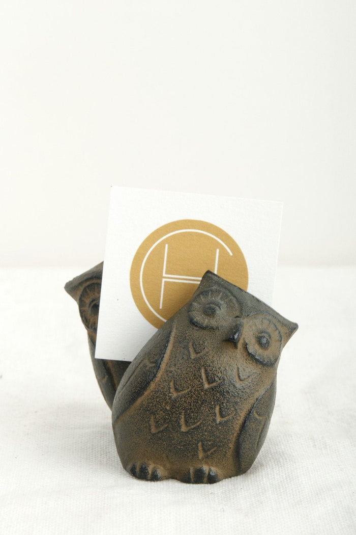 Tadahiro Baba Home Objects Owl Memo Holder