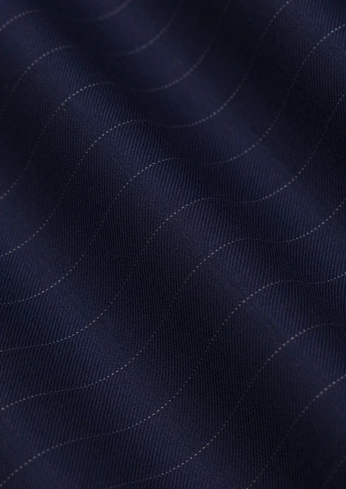 Oxford Blue Pinstripe Pants - SARTORO